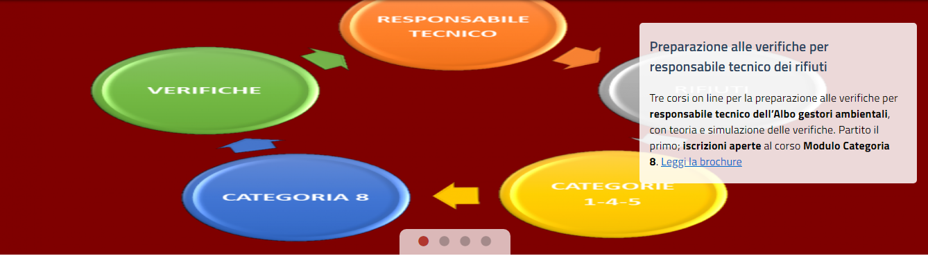 Corso di formazione sulla categoria 8 dell'Albo gestori ambientali
