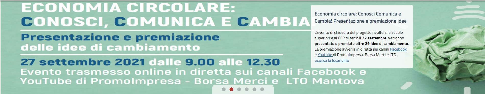 Locandina premiazione Conosci Comunica Cambia