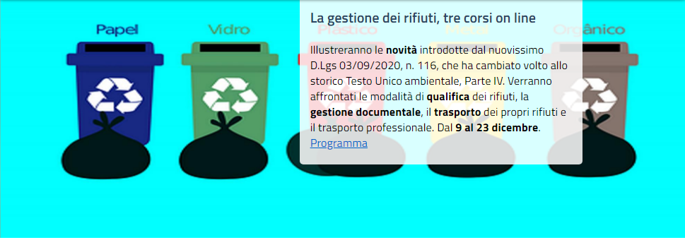 Gestione dei rifiuti